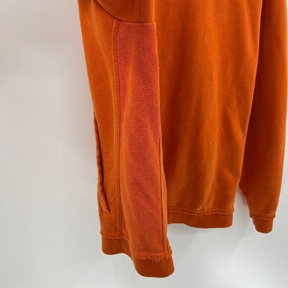 Puma Vintage Full Zip Distressed Embroidered Orange Jacket Size Large - Picture 10 of 11